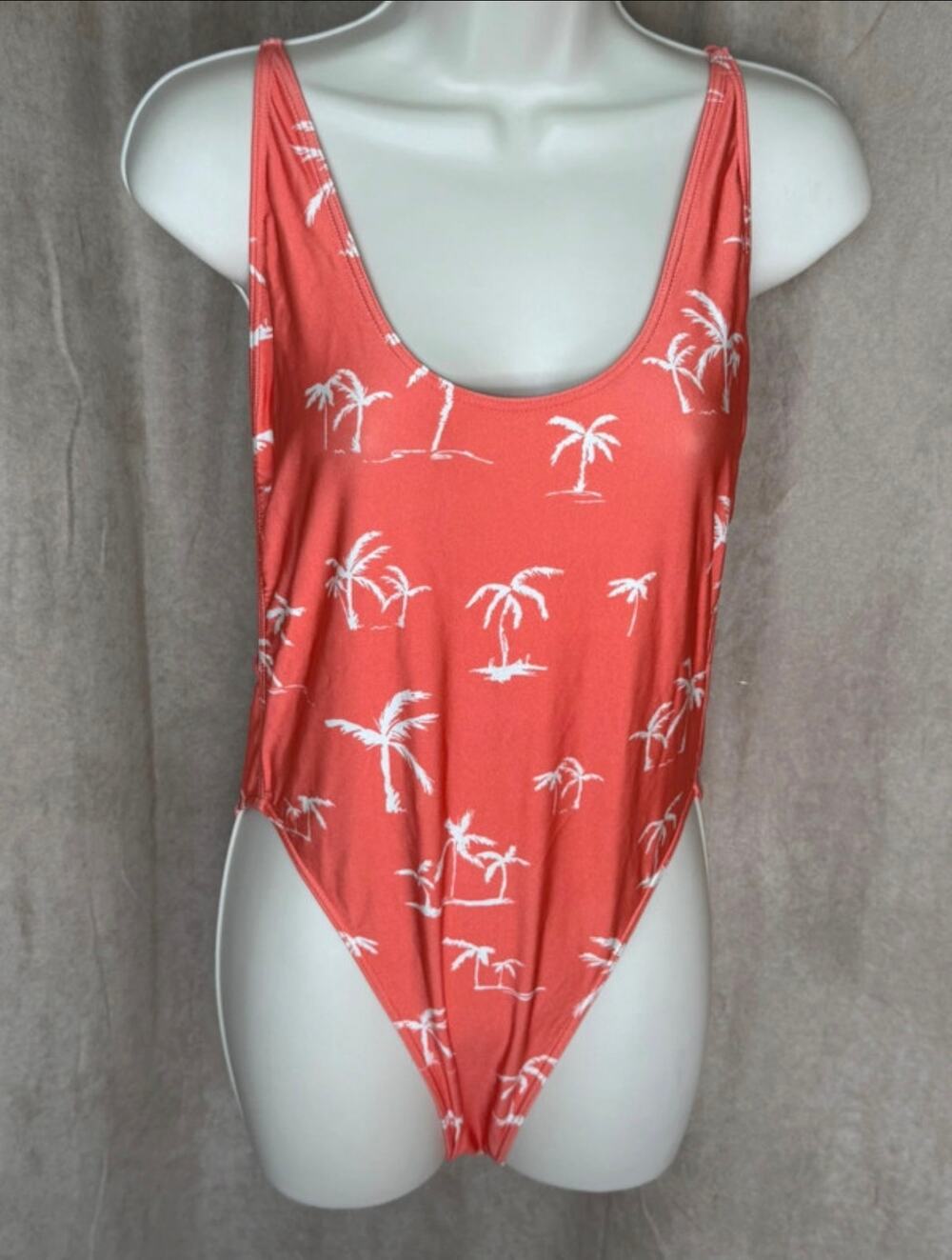American Apparel Tropical Palm Tree One Piece Swim Suit